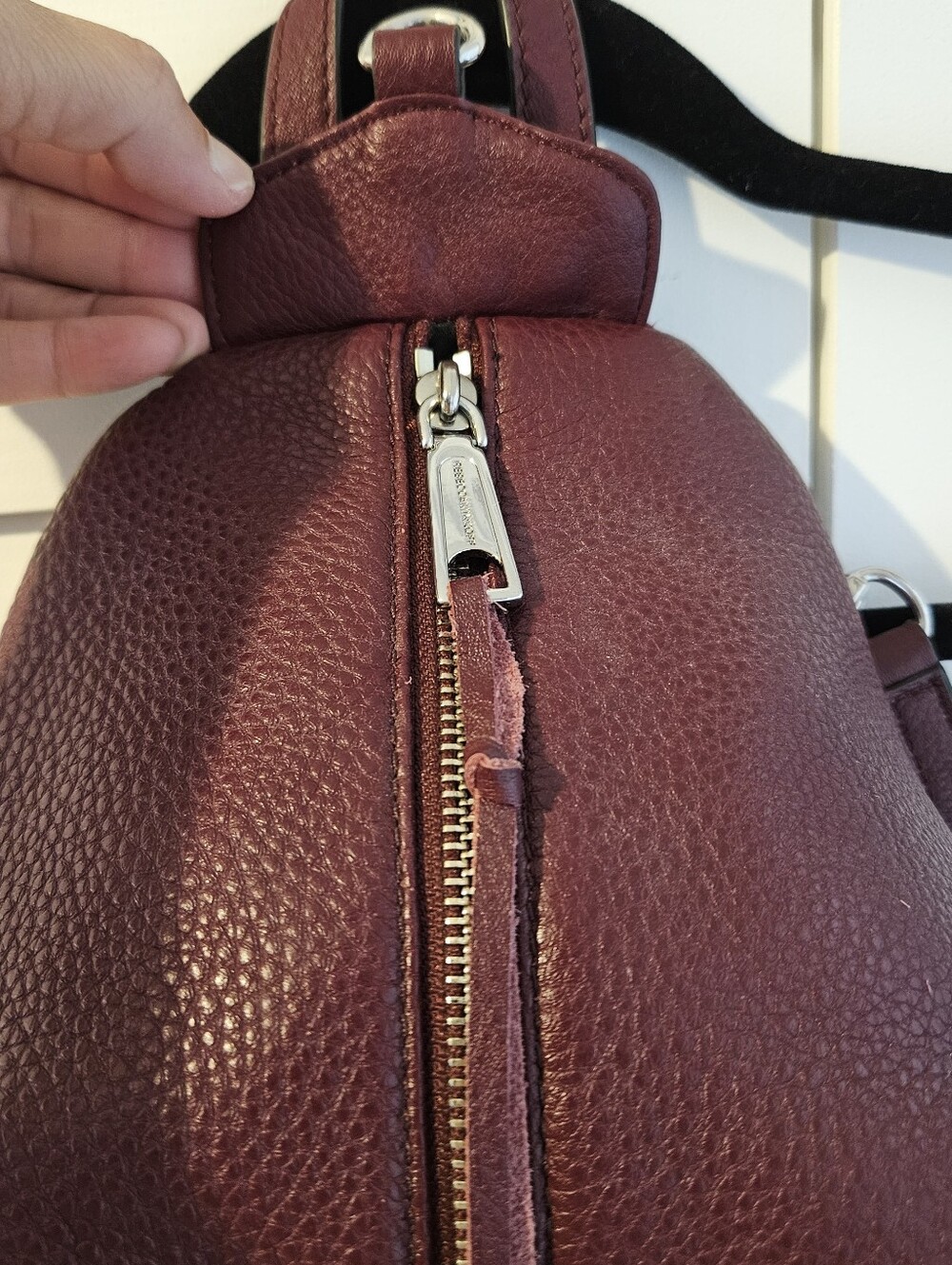 Rebecca Minkoff Burgundy Mini Backpack - Picture 2 of 12